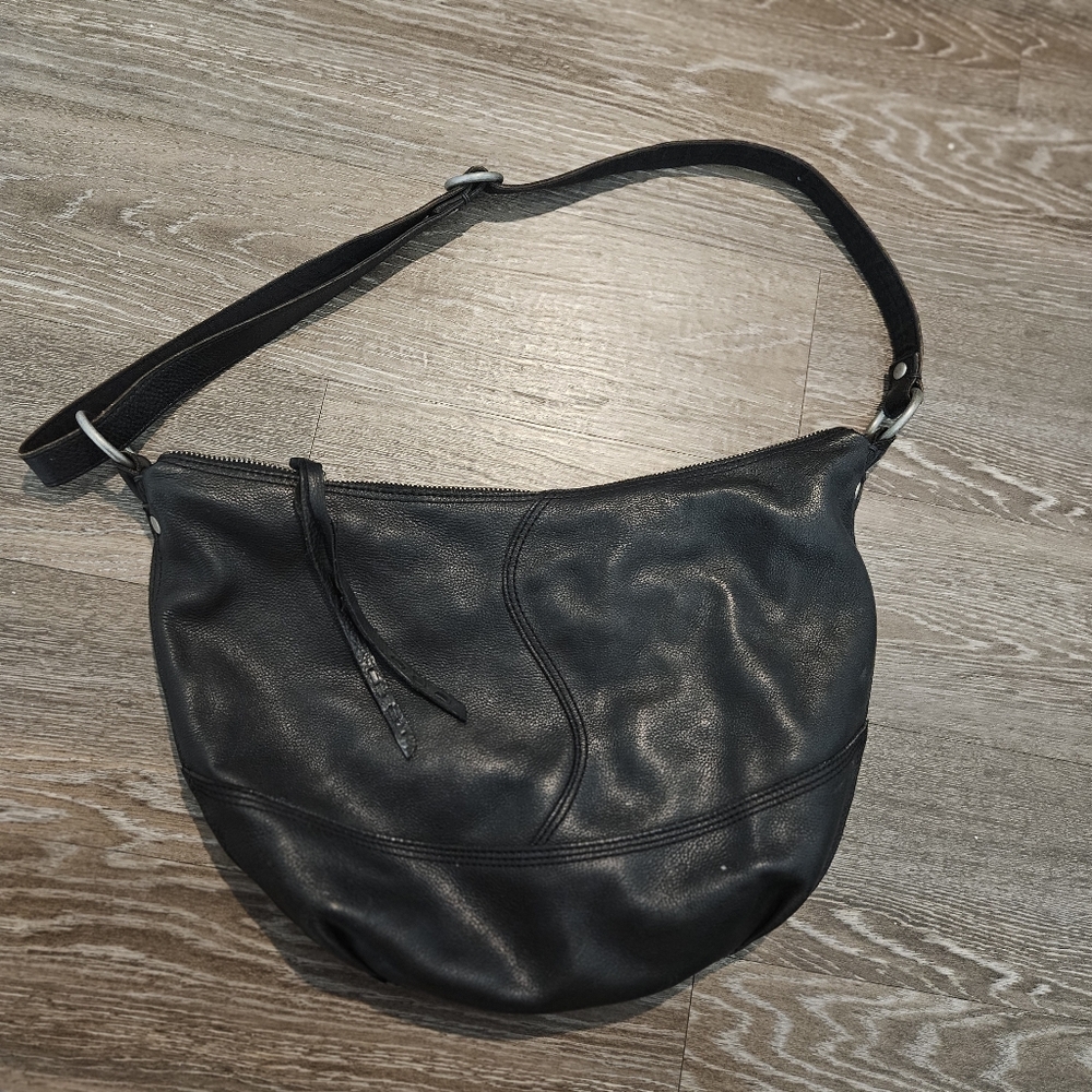Lucky Brand Black Leather Crossbody Bag